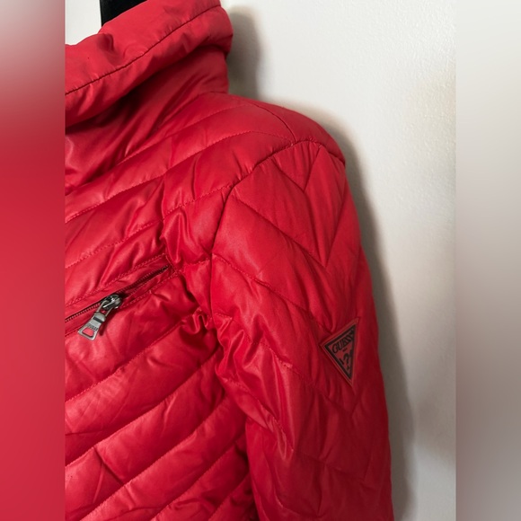 Guess Women's Puffer Jacket with feathers - Picture 4 of 12